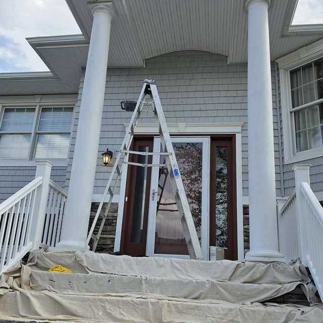 Exterior painting and finishing by HB Remodeling Solutions in Nassau County & Long Island
